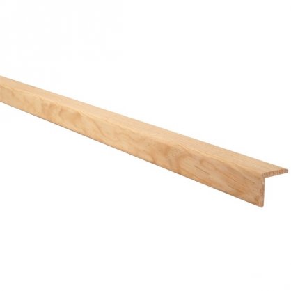 Baguette d'angle bords arrondis en pin des Landes 20x20 mm Long. 2,40 m