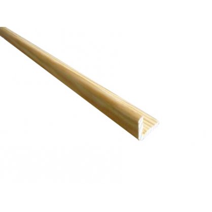 Baguette d'angle en pin 24X24 mm Long. 2,40 m