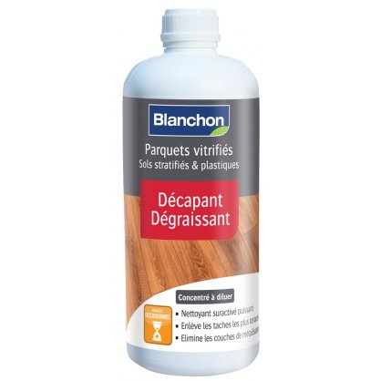 Dcapant dgraissant parquets vitrifis et sols stratifis - 1 Litre - BLANCHON