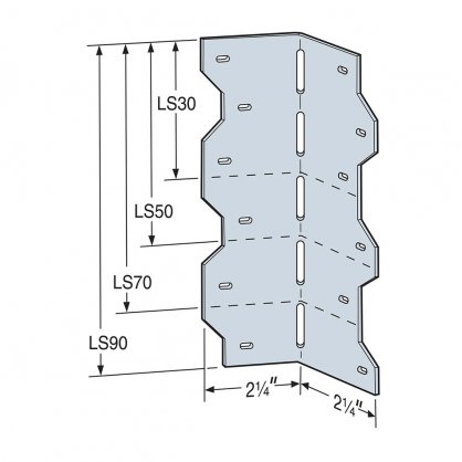 Equerre  angle ajustable LS50 SIMPSON