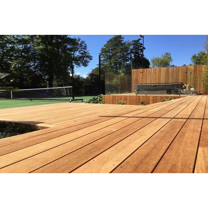 Terrasse bois exotique GARAPA 145x21 mm