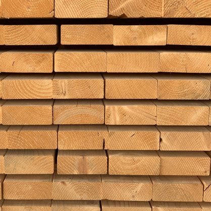 Ossature bois en sapin Long. 5,40 m 220x45 mm trait Classe 2