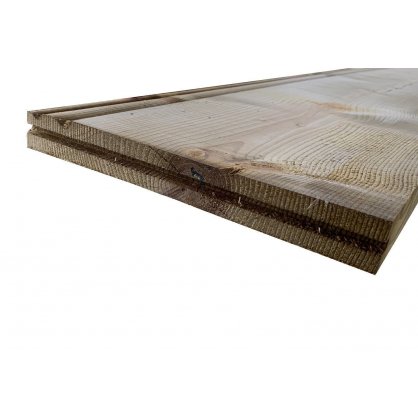 Bandeau de rive 220x28 mm Long. 4,80 m en sapin 