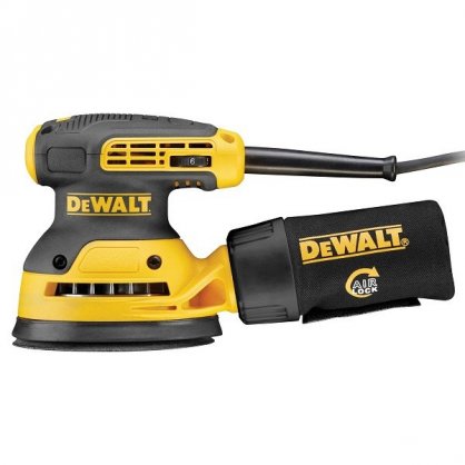 Ponceuse excentrique  filaire 280 W 125 mm DEWALT DWE6423