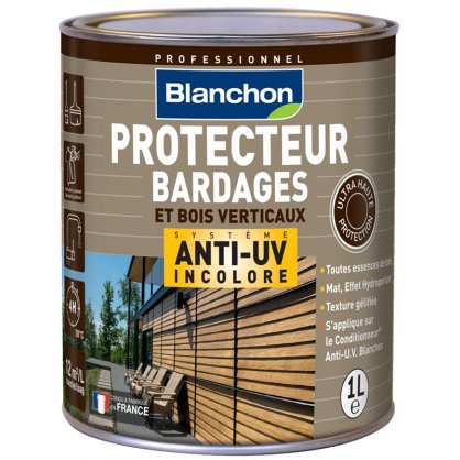 Protecteur anti-UV Bardages et bois verticaux - Incolore 1L - BLANCHON