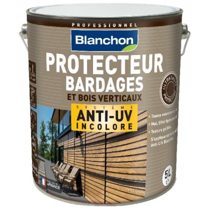 Protecteur Bardages bois anti-UV Incolore 5L - BLANCHON