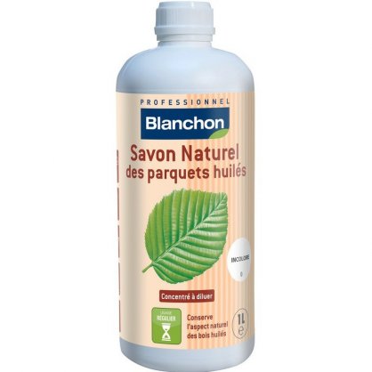 Savon 100% naturel Entretien des parquets huils incolore - 1 Litre - BLANCHON