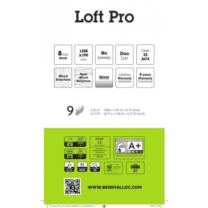 LOFT PRO BERRY ALLOC