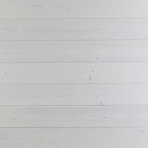 Lambris sapin brossé Pure Home - Blanc Alpin - 2500 x 135 x 13 mm