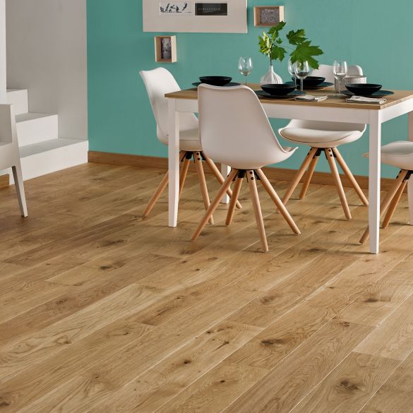 Parquet chêne monolame large Topaze 1208 x 184 x 12 mm
