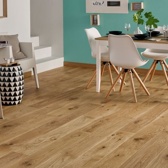 Parquet chêne monolame large Topaze 1208 x 184 x 12 mm