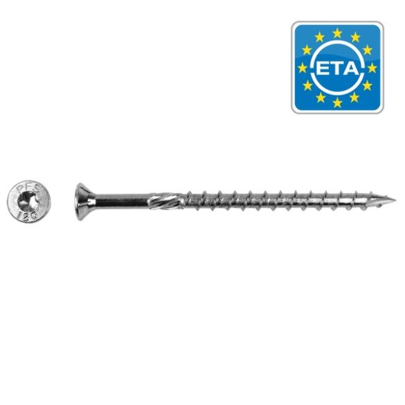 200 Vis construction bois Ø 5x50 mm Torx 25 - Tête fraisée - Filetage partiel