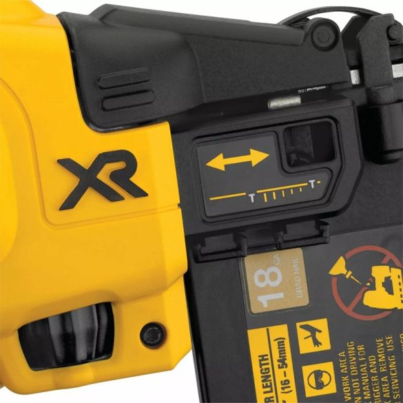 Cloueur de finition 18Ga XR 18V (sans batterie ni chargeur) + coffret T-STAK | DEWALT DCN680N-XJ