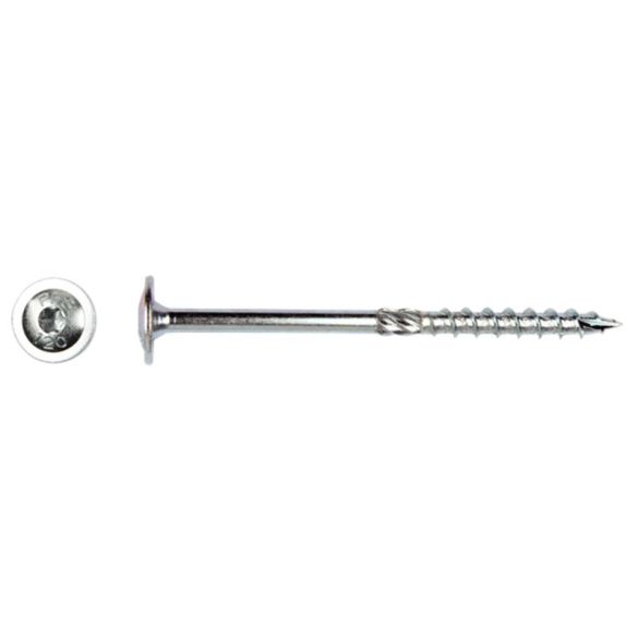 50 Vis à bois de construction TK Ø 8x100 mm - Torx 40 - Tête bombée - PFS+