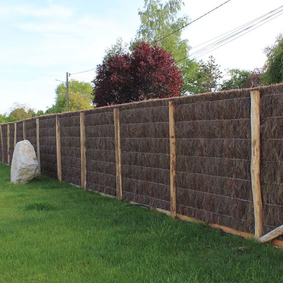 Panneau de brande de bruyère 15 kg/m²  - Hauteur 2,00 m - Longueur 1,00 m