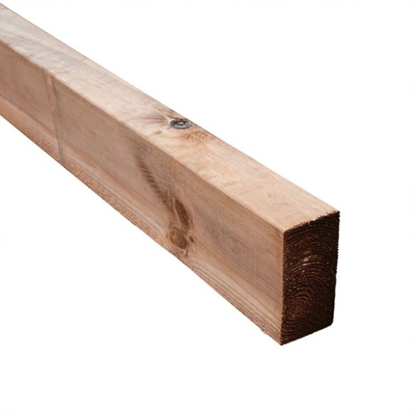 Charpente Pin Sylvestre 150x80 mm - rabotée et traitée Cl4 marron - L. 5,00 m
