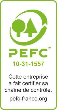 Lame de clôture bois persienne L. 1,94 m - 118x21 mm - en épicéa  traité Classe 3