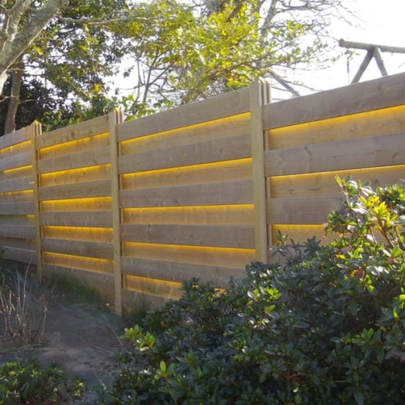 Demi poteau bois 90x45 mm L. 1,95 m - 2 rainures 22 mm -  Classe 4 marron
