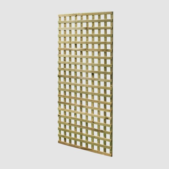 Panneau treillis sans cadre 90x180 cm - Traité Classe 4 - Maille 6x6 cm