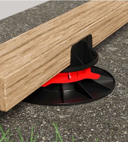 Plot terrasse réglable 60/90 mm pour terrasse bois ou composite - YEED