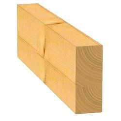 Panne de charpente en pin brut traité Classe 2 - 3000 x 250 x 100 mm