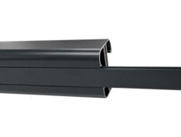 Glissière aluminium L.2,30 m pour poteau clôture Evoluclos - Gris 7016