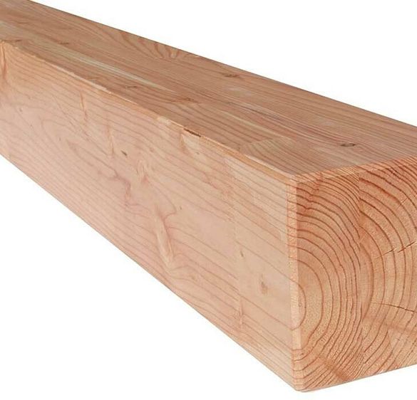 Poteau contrecollé Douglas 200x200 mm - Long. 4,00 m - traité Classe 2