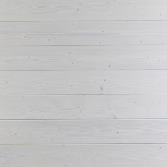 Lambris sapin brossé blanc Alpin Pure Essentiel 2500x135x13 mm