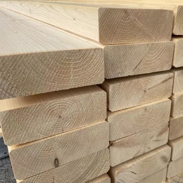 Bois de charpente sapin séché et raboté - 160x80 mm - Long. 6,00 m - Classe 2