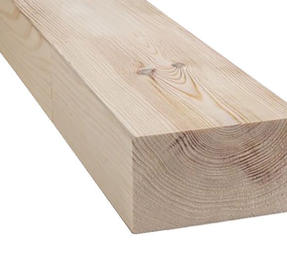 Charpente sapin/épicéa séché et raboté - 240x100 mm - Long. 6,00 m - Classe 2