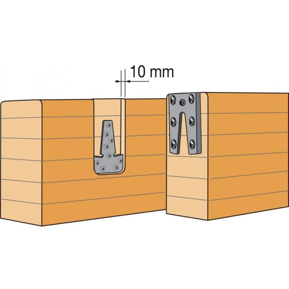 Etrier à queue d'aronde aluminium 195x75 mm - ETB190-B | SIMPSON