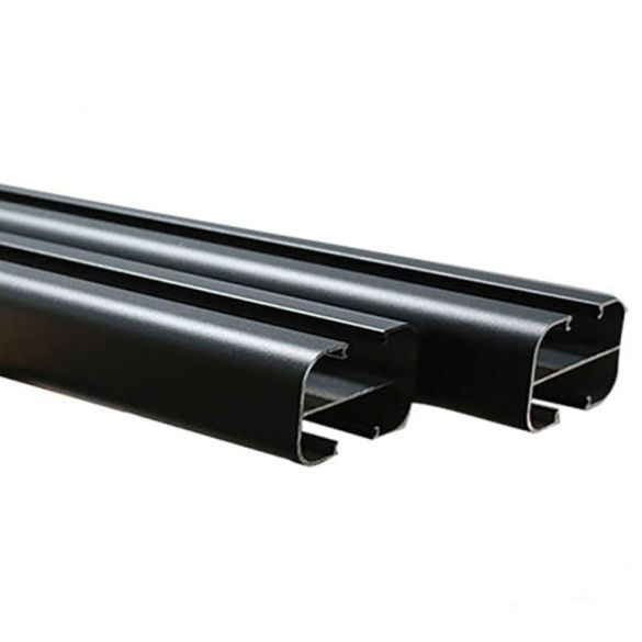 Poteau alu EvoluH27 L. 2,30 m - 75x60 mm - pour lame clôture et écran 27 mm