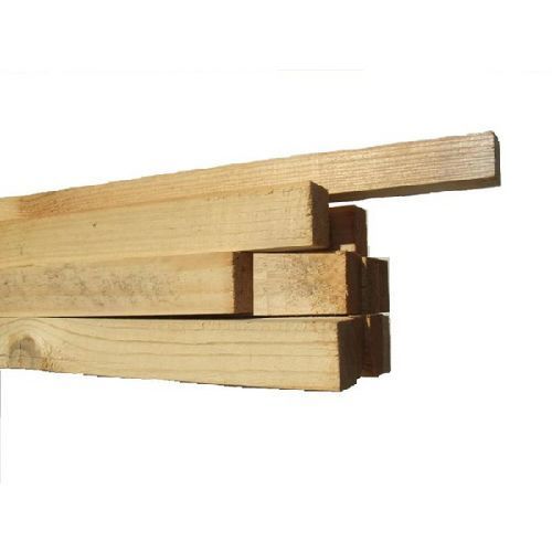 Liteau en pin brut 30x15 mm L. 2,40 m traité Classe 2