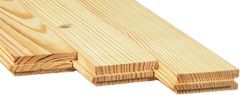 Parquet bois massif petits noeuds 200x14 cm en pin des Landes