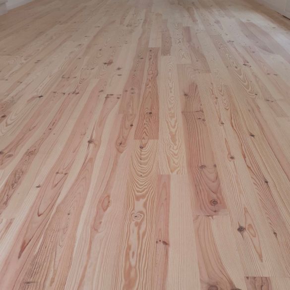 Parquet bois massif petits noeuds 200x14 cm en pin des Landes