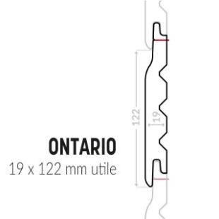 Bardage bois 4,45 m 19x122 mm Extra blanc ONTARIO Silverwood