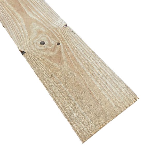 Volige pin brut traité Classe 2 - 2400x250x18 mm