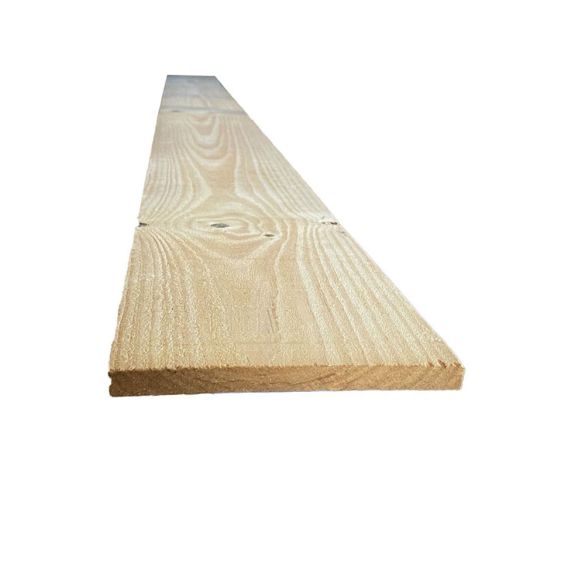 Volige pin brut traité Classe 2 - 2400x250x18 mm