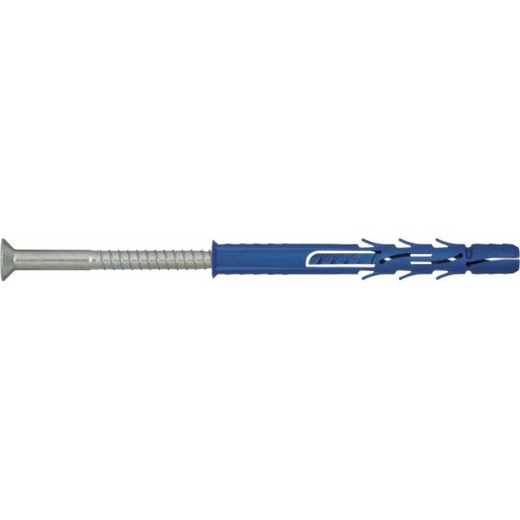 25 Chevilles à frapper 10x100 mm pour matériaux creux - Nylon tête fraisée - RAWL