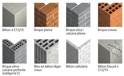 25 Chevilles à frapper 10x100 mm pour matériaux creux - Nylon tête fraisée - RAWL