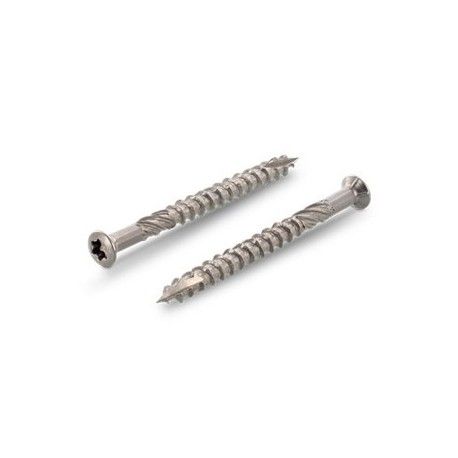 200 Vis construction bois Ø 5x60 mm Torx 25 - Tête fraisée - Filetage partiel