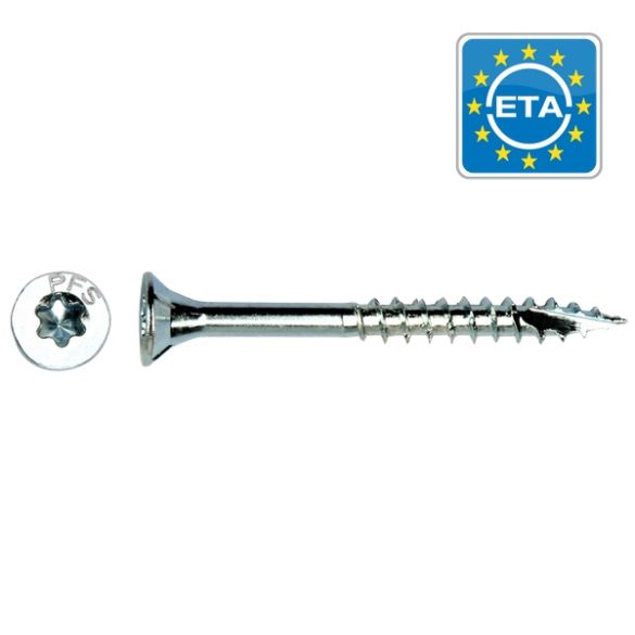 200 Vis à panneaux bois Ø 4x50 mm Torx20 - Tête fraisée - Filetage partiel