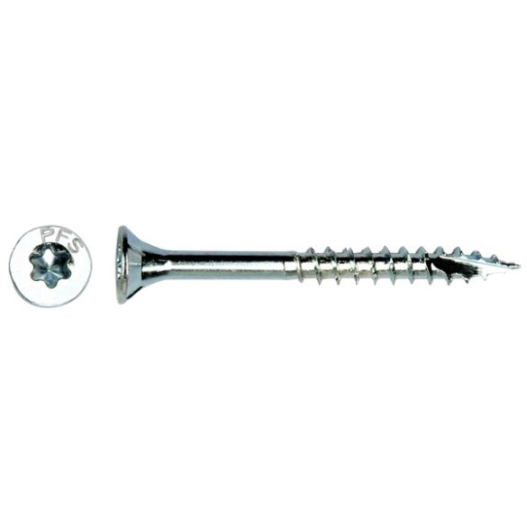 200 Vis à panneaux bois Ø 3,5x35 mm Torx15 - Tête fraisée - Filetage partiel