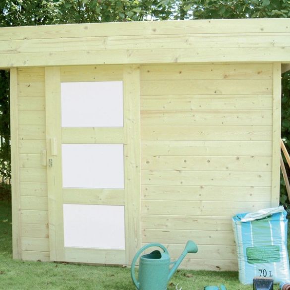 Abri en bois 28mm BERGEN 2432x2052 cm - 4,99m²