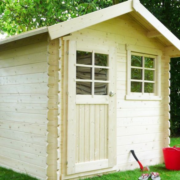 Abri de jardin en bois 28 mm LAVAL 238x198 cm - 4,71 m²