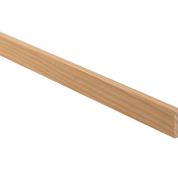 Quart de rond en Pin des Landes sans noeud 12x12 mm L. 2,40 m