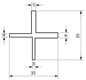 8 Espaceurs de lames de terrasse Ép 03-04-05-06 mm - COBRA Deckspacer