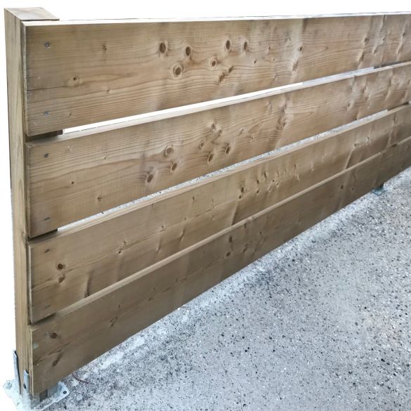 Volige bois autoclave Long. 2,40m - 200x18 mm - Pin brut traité Classe 4