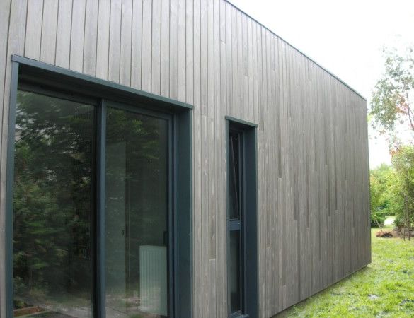 Bardage Citylames ORION Ardoise 3,00 m 20x125 mm - douglas saturé