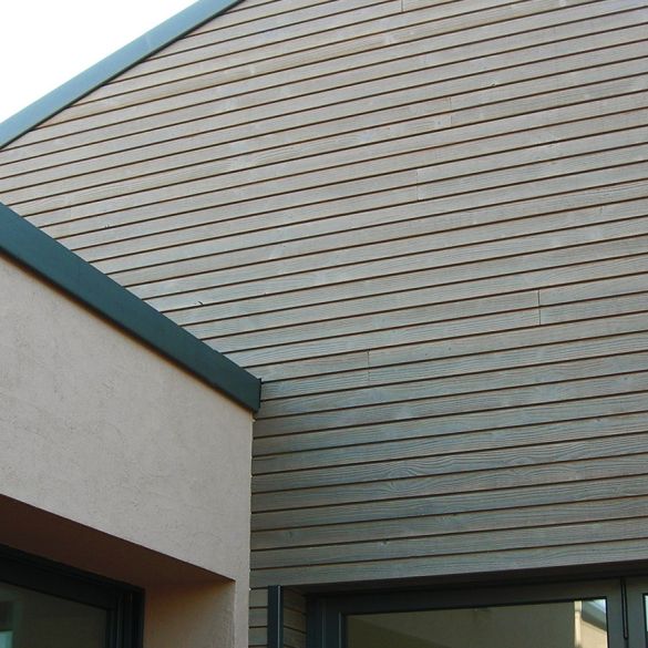 Bardage Citylames ORION Ardoise 3,00 m 20x125 mm - douglas saturé